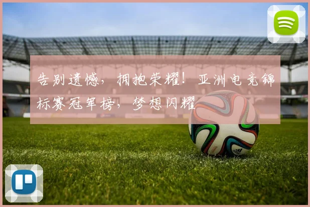 告别遗憾,拥抱荣耀!亚洲电竞锦标赛冠军榜,梦想闪耀